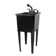 17.75 In. X 23.25 In. Freestanding Space Saver Utility Sink Pull-Out Faucet, Soap Dispenser