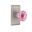 Studio Plate with Crystal Pink Door Knob-1979711386