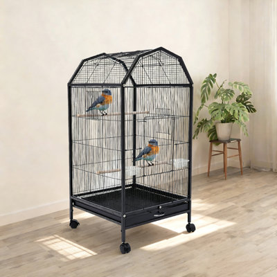 Cage à oiseaux avec roues 39,9 po Brody-Lee