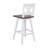 Bakersville Modern Farmhouse Wooden Swivel Bar and Counter Stool-85641630-85641631