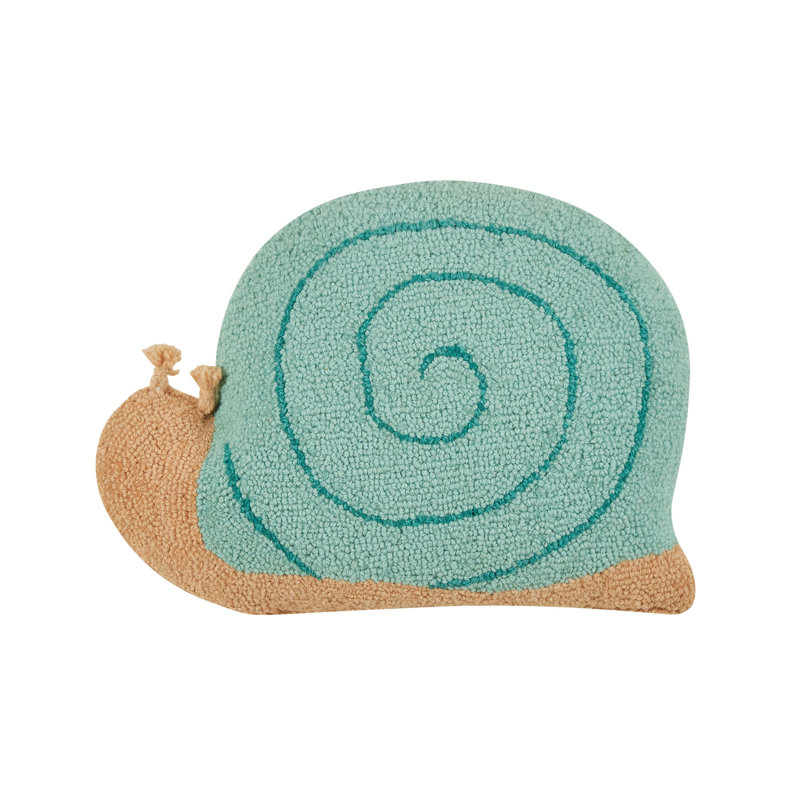 Snail Shaped Wool Hook Pillow