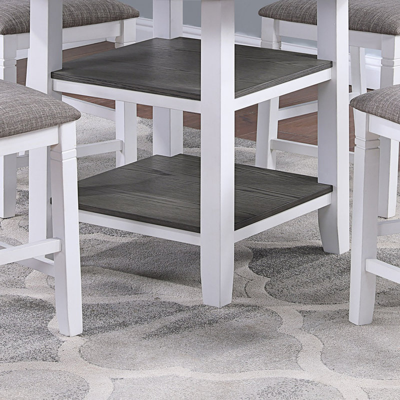 5-pcs Counter Height Dining Set, White