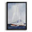 Bateau dans la mer, toile encadrée de qualité supérieure - prête à être accrochée-155332538-155332540