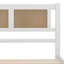 Lit plateforme double en bois avec tête de lit et tables de chevet en rotin naturel-800513684-800513687