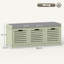 Polyester Upholstered Storage Bench-2117603266