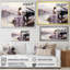 Gris, mauve, musique, harmonie mélodique - musique sur toile-104651029-104651030