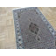Tapis brun noué à la main de conception unique 2 pi 6 po x 4 pi 9 po Harrogate