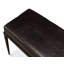 Duke Ridged Leather Bench