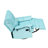 Cyan Velvet For One Person, Armrest Tray, Soft And Adjustable , Small Living Room Single , Tray Storage, Suitable Areas-1256733991