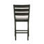 Ensemble de 2 tabourets de bar de style contemporain à finition grise