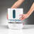 BONECO 1 Gallons Cool Mist Ultrasonic Tabletop Humidifier for 480 Cubic Feet