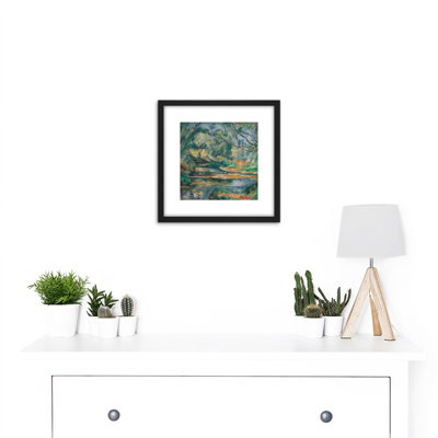 Cezanne The Brook Landscape - Single Picture Frame Painting