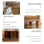 Buffet sculpté American Country Style