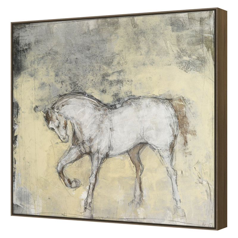 Sketchbooks Series 2 Print by Maeve Harris, Walnut Framed, 36" H x 36" W x 2" D