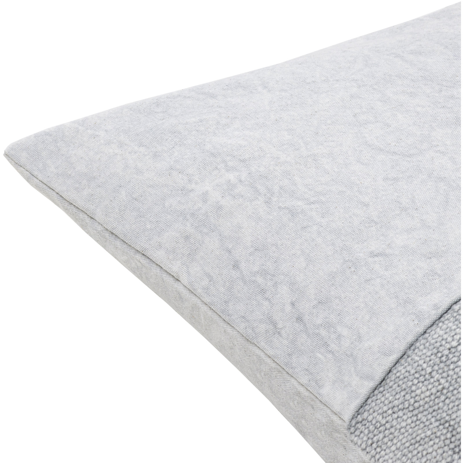 Janesa 22" x 22" Cotton Pillow Cover, 18" x 18", Polyester/Polyfill