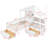 Hildemarie Twin Size House Bed with Upholstered Sofa-416420838