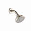 Pomme de douche à 4 jets avec douche à jets de corps en nickel brossé (valve brute incluse)