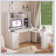 Bureau en L avec prise, bureau d'ordinateur avec tiroirs, bibliothèque et huche-726022952