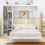 Murphy Bed with Built-In Storage and LED Lights-857878190-857878191