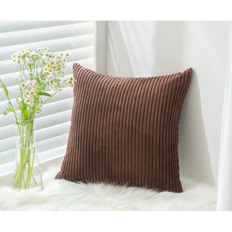 Alhakim Square Scatter Cushion Cover, Brown