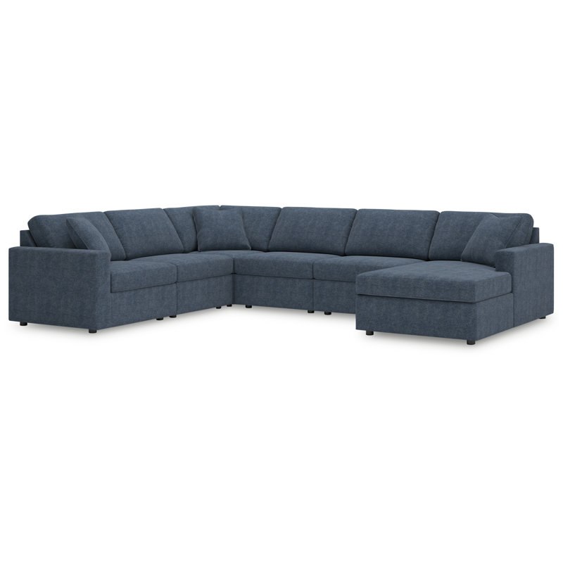 Canapé modulaire 6 pièces avec méridienne Modmax, Orienté à droite