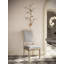Chaise parsons en tissu Ines ivoire Ines