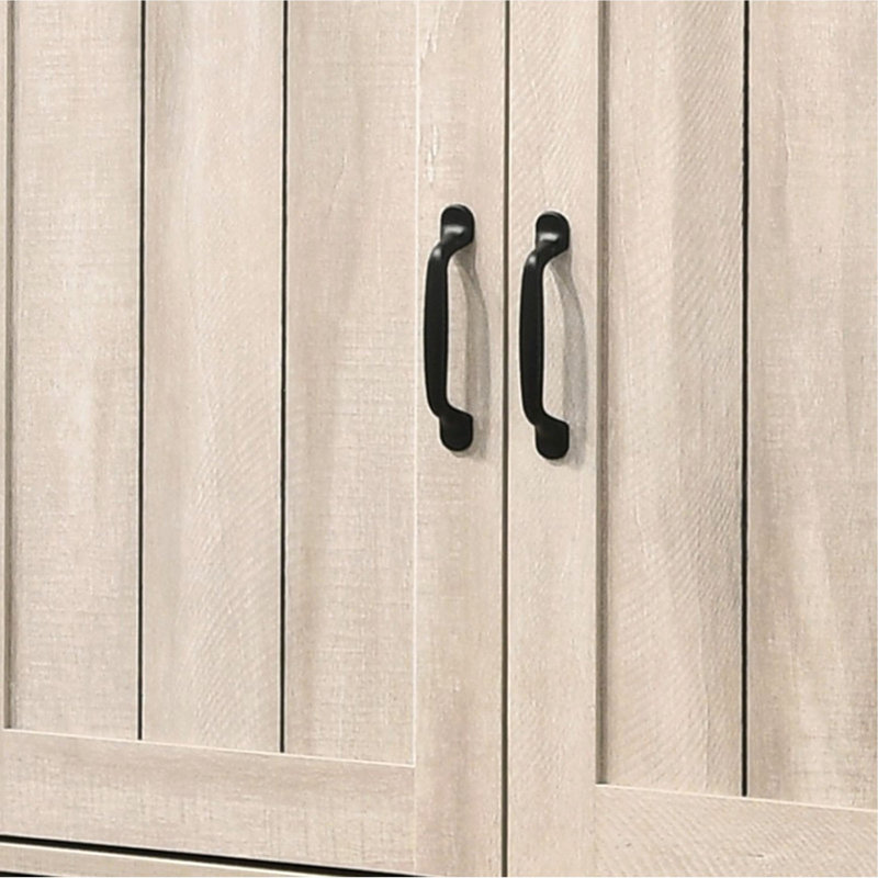 Armoire à chaussures 3 portes Cortona, Gris clair
