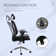 Chaise de travail ergonomique Adelson