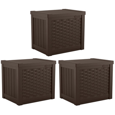 Boîte de rangement en résine 22 gallons Suncast