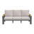 3-Person Aluminum Sofa Seating Group with Cushions-1707389928