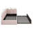 Twin Size Upholstered Daybed With Scallop-Shaped Guardrail And Pull-Out Bed, Velvet Sofa Bed, Metal Slatted Frame, Space-Saving Design-1944938766