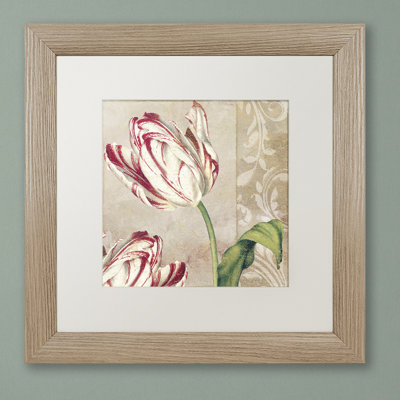 «Peppermint Tulips I» par Jadaya, impression encadrée