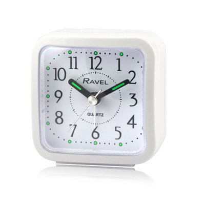 Quartz movement / Crystal Alarm Tabletop Clock