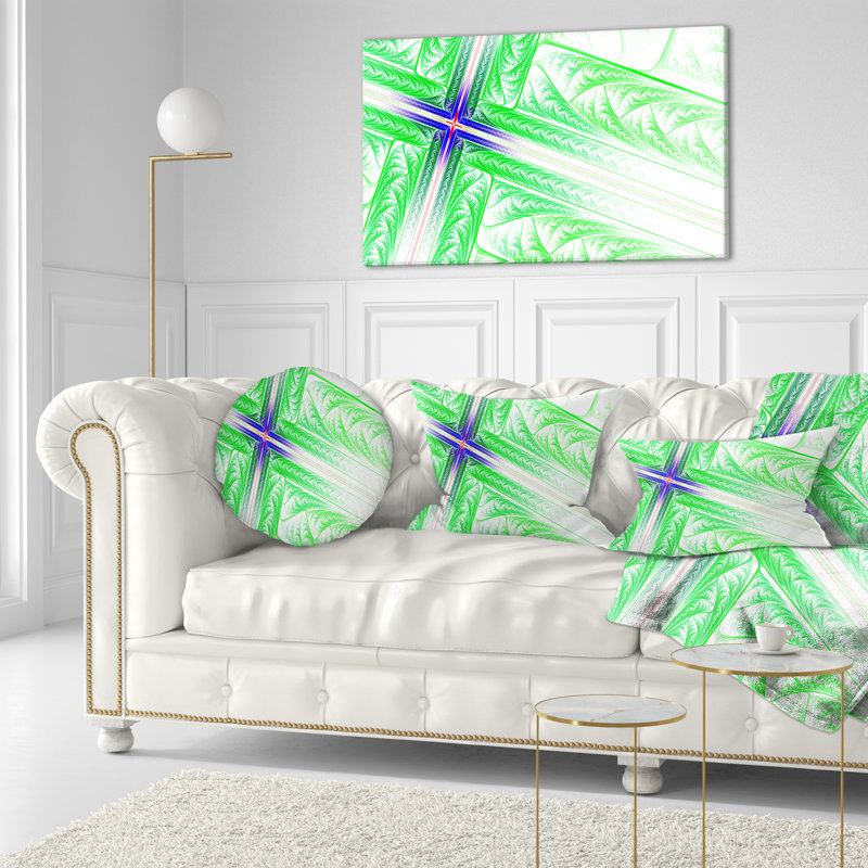 Coussin lombaire Abstract, vert