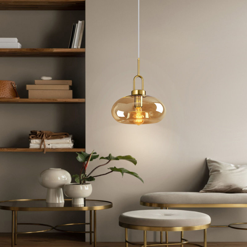 Luminaires suspendus Figen pour îlot de cuisine Champagne