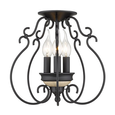 Buntin Semi Flush Mount