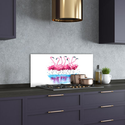 Abilyn 50cm W x 100cm L Glass Peel and Stick Panel