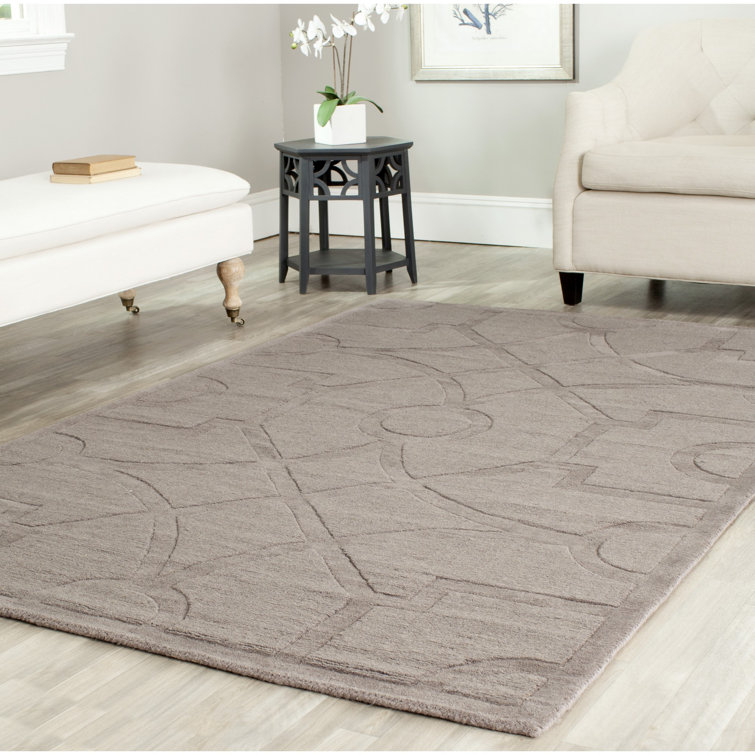 Jamon Martha Stewart Hand Tufted Wool Geometric Rug