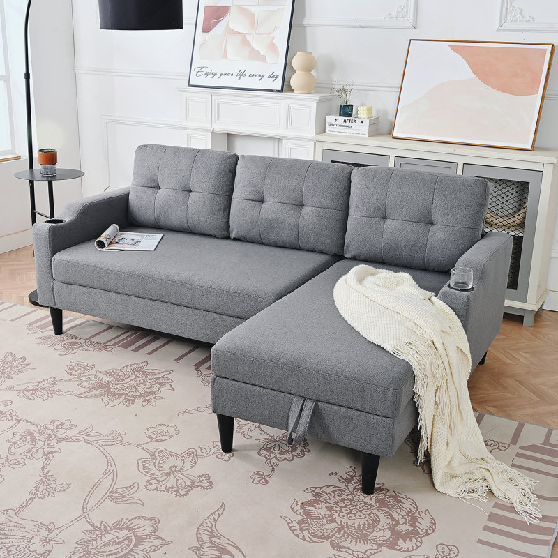 Canapé confortable avec une fabrication robuste et une conception polyvalente pour la détente