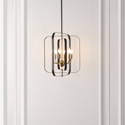Lustre géométrique à 5 lumières Vashtia