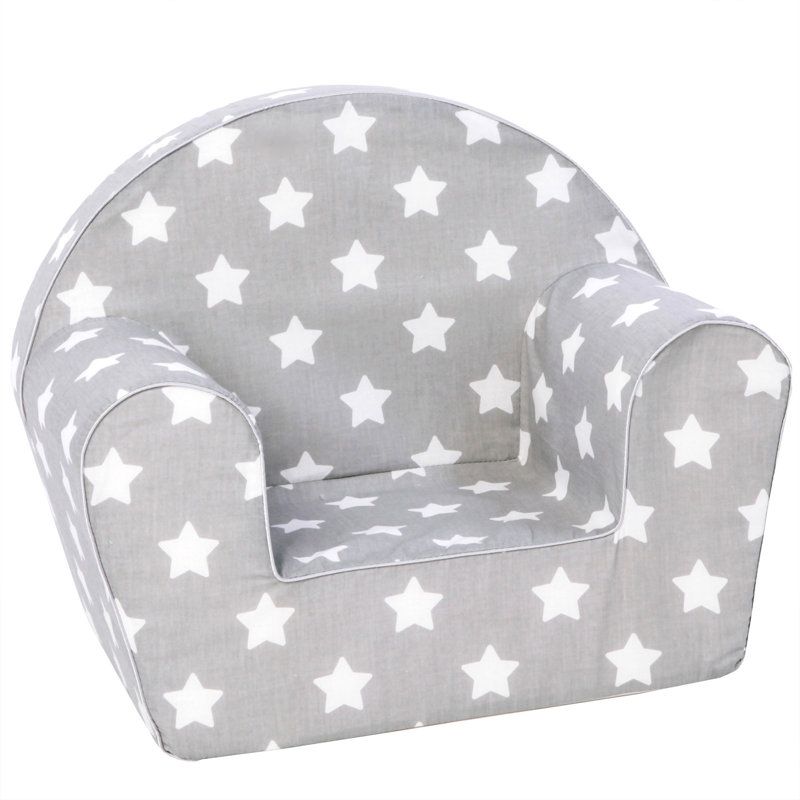 Kids 16.5'' Foam Chair Chair and Ottoman