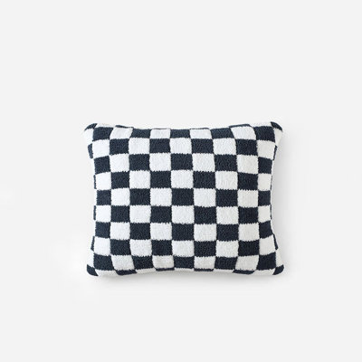 Checkerboard Lumbar Pillow Cover & Insert