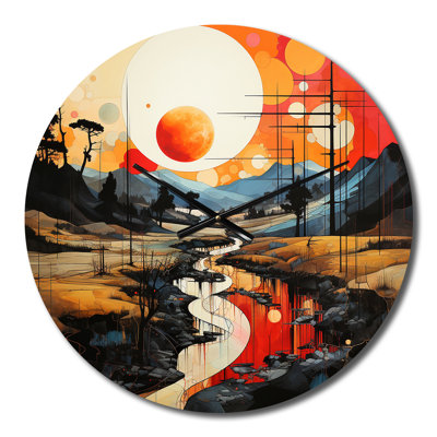 Dalesha - Horloge murale abstraite
