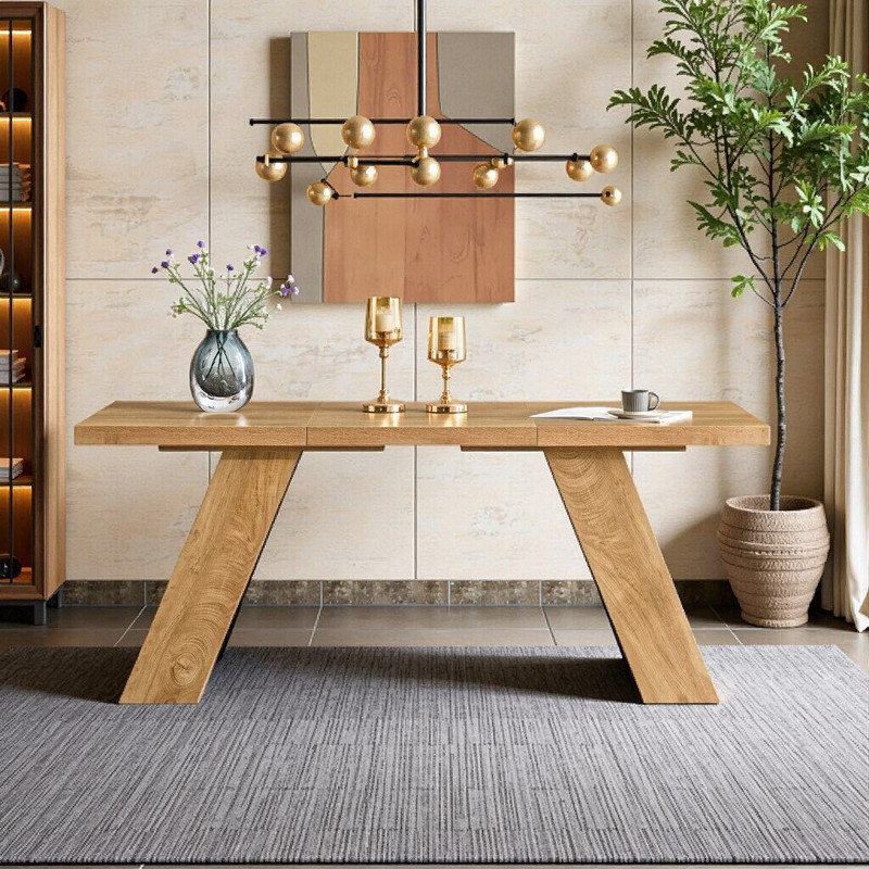Table de salle à manger Modern, Bois naturel