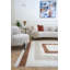 Moodi Modern Shaggy Area Rug Geometric Border Design-122009962-122425643