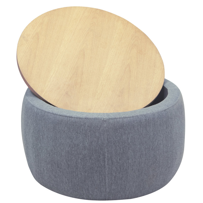 Table de bout Framhild Block, Bleu marine, Natural
