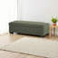 Banc de rangement, banc de bout rembourré avec rangement et sièges pour le salon, la chambre à coucher ou le vestibule-712090384