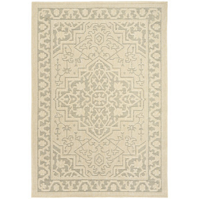 Gerritt Taupe Olive Outdoor Rug