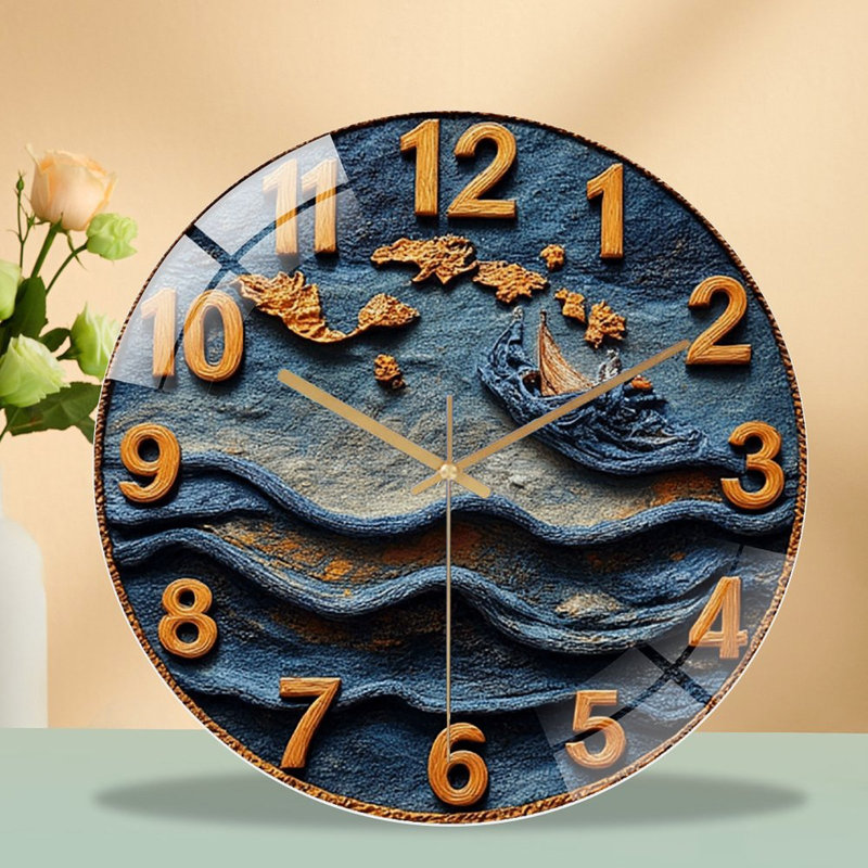 Horloge murale 12 po Starry Night