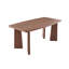 Table de salle à manger rectangulaire en bois massif et manufacturé 70,87 "l 6 personnes-2027262097